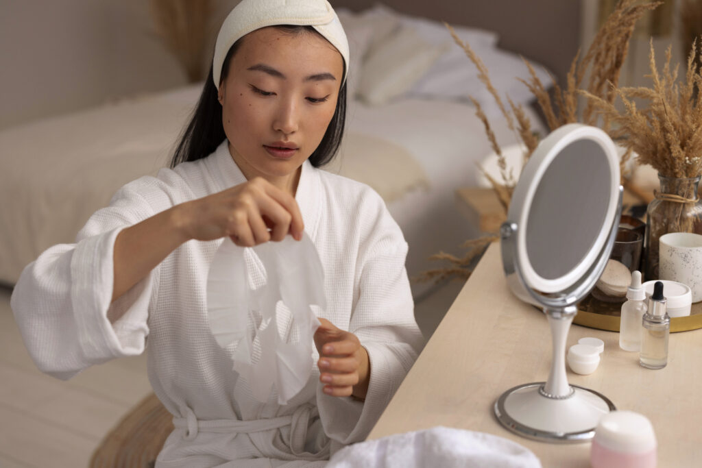 medium-shot-woman-using-face-mask